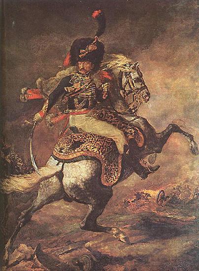 Theodore   Gericault Chargingchasseur Norge oil painting art